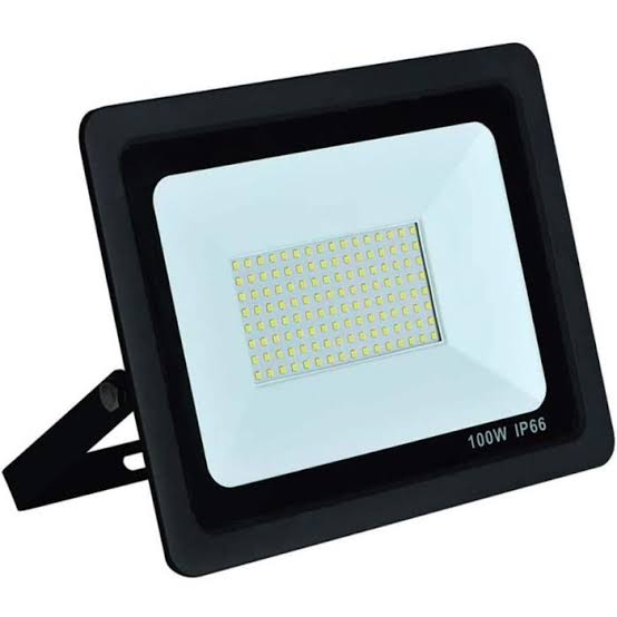 LED FLOOD LIGHT IP65 100W 85-265V DAY LIGHT BLACK