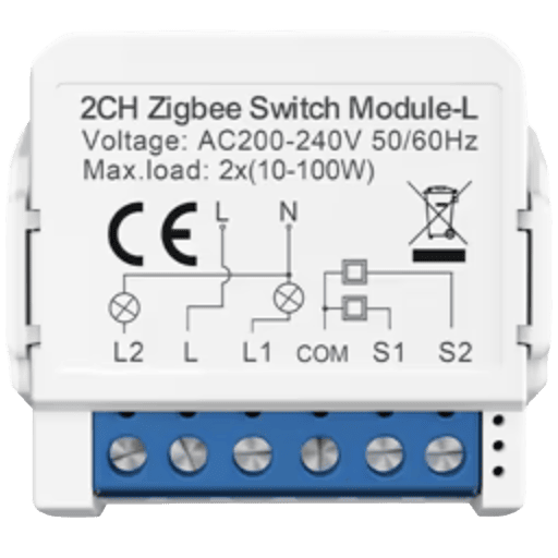 2CH ZIGBEE SWITCH MODULE
