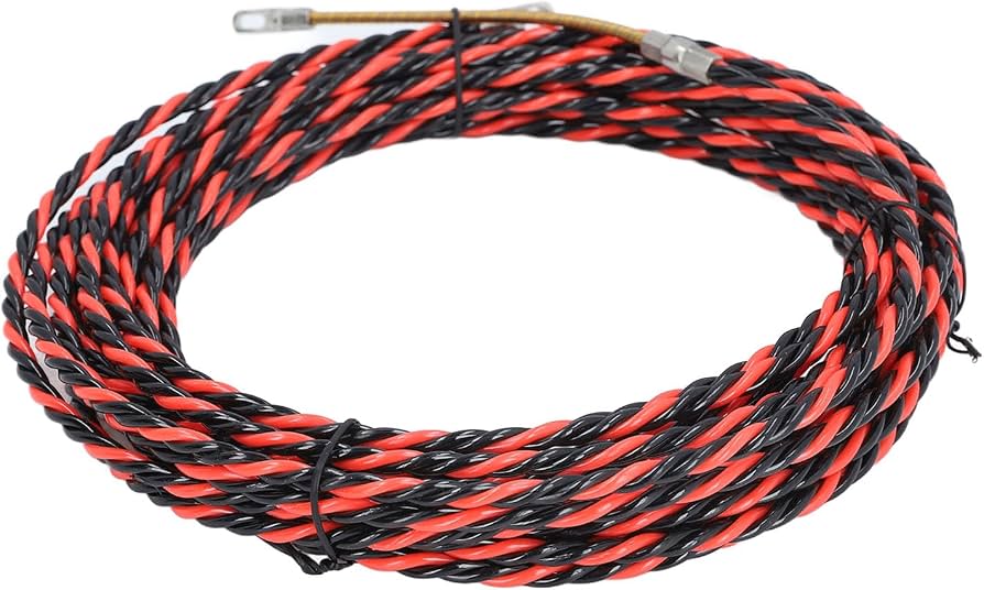 CABLE THREADER RED BLACK 20M