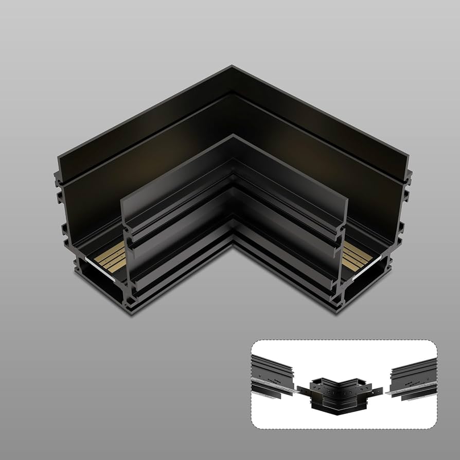 LIPER CORNER CONNECTOR FOR MAGNETIC TRACK LIGHTING