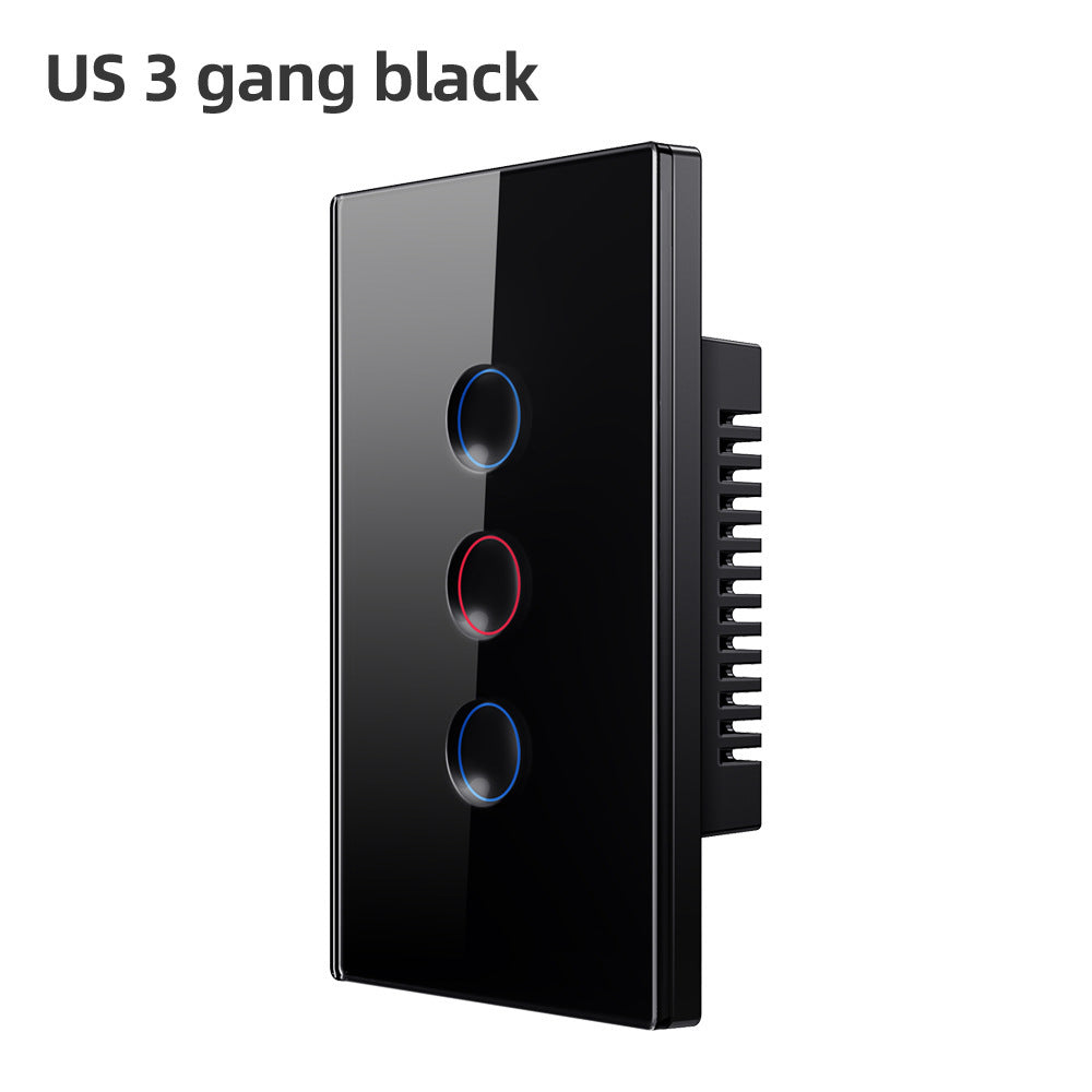 AVATTO ZIGBEE 3 GANG SWITCH BLACK