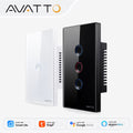 AVATTO ZIGBEE 4 GANG SWITCH BLACK
