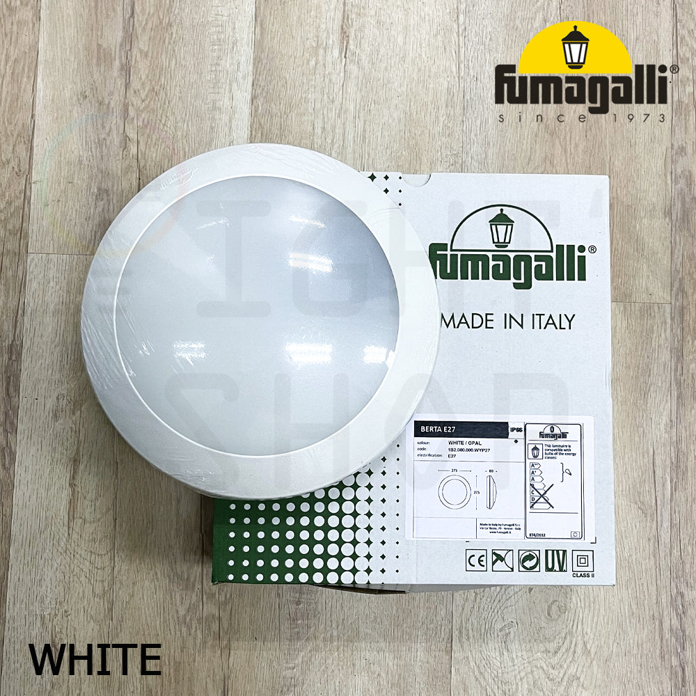 FUMAGALLI PLAFONIER BERTA WHITE E27
