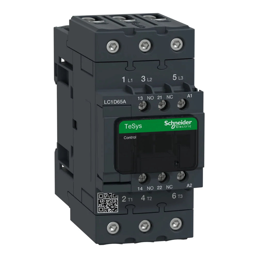 LC1-D65AM7 3P EVERLINK CONTACTOR AC3 440V 65A COIL 220V AC 50