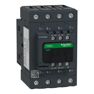 LC1-DT80AM7 4P EVERLINK CONTACTOR AC1 415V