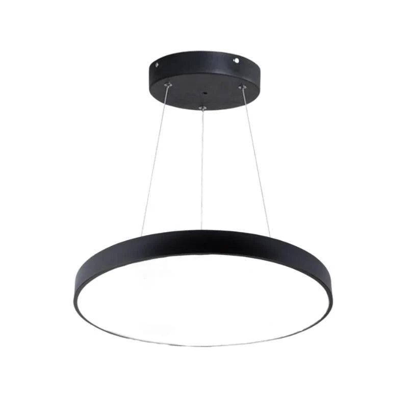 ROUND SURFACE PFC 4000LM 40W BLACK 500X25 SIMA