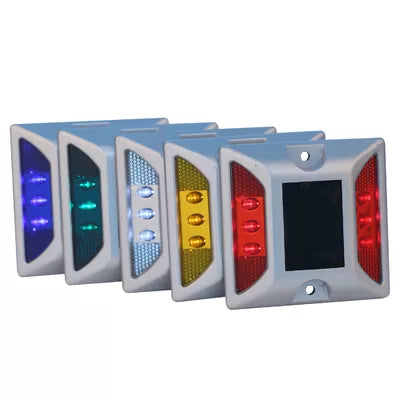 SOLAR ROAD MARKING ALUMINIUM 10X10 RED
