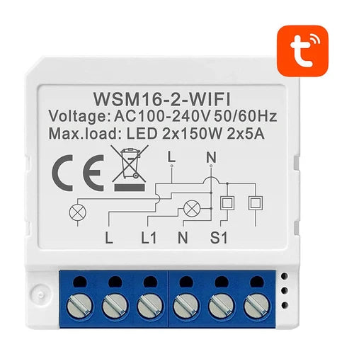 WIFI SWITCH MODULE 2CH
