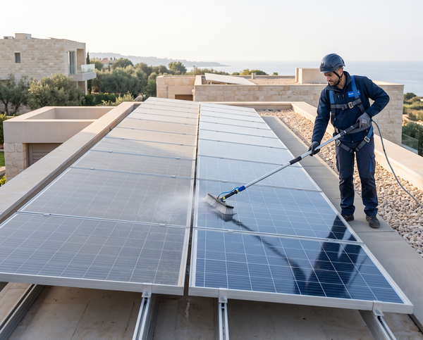 Solar Panel Cleaning & Maintenance